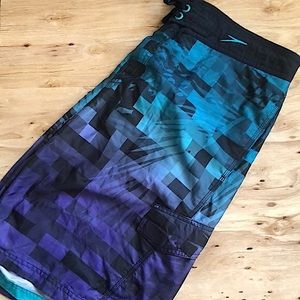 Men’s Speedo Aquagon Board Shorts Swim Shorts L